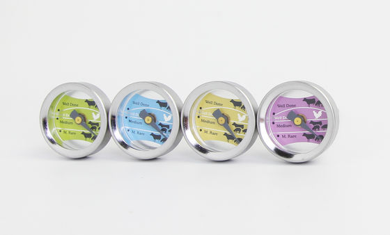 Qualität  Meat Oven Safe 4 Mini Steak Cooking Thermometer Set For Grilling usine