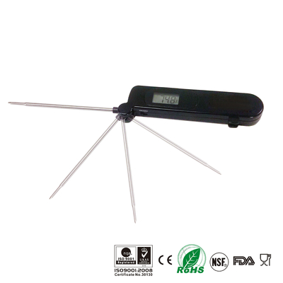 Tragbarer Augenblick las Digital-Thermometer mit Edelstahl-Sonde