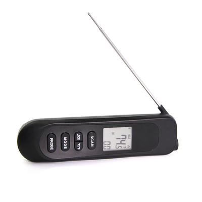 Faltbarer Infrarotaugenblick las Digital-Thermometer mit ausgedehnter verdrahteter Sonde