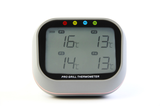 60m drahtloser Grill-Fleisch-Thermometer-Fernmonitor mit 4 Sonden