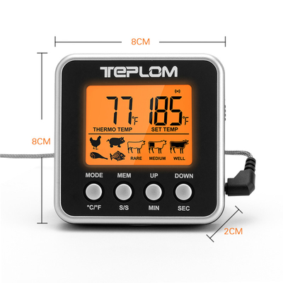 Küchen-Augenblick las Modi Digital-Thermometer-7 mit verlängern Sonde