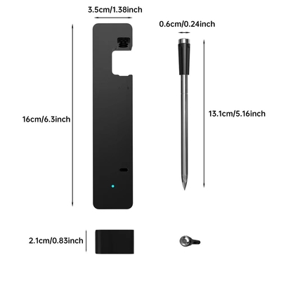 Amazon Hot Sale Fleischthermometer Wireless Probe App Steuerung Smart Thermometer mit langer Reichweite Für Ofen, Grillen
