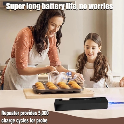 Amazon Hot Sale Fleischthermometer Wireless Probe App Steuerung Smart Thermometer mit langer Reichweite Für Ofen, Grillen