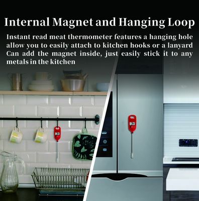 IP67 Wasserdicht Instant-Lesen Digitaler Fleischthermometer SS 304 Sonde Küchenthermometer Temperatur Gadget Für Bbq Kochen