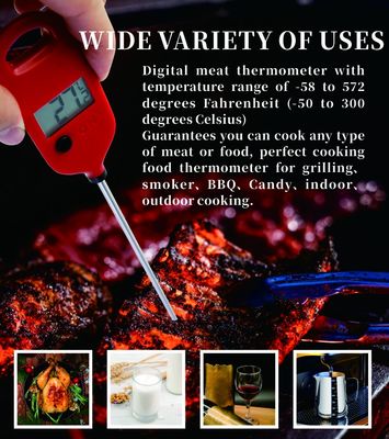 Custom Logo Gut kochen Sofortlesbares digitales Fleischthermometer Wasserdicht IPX67