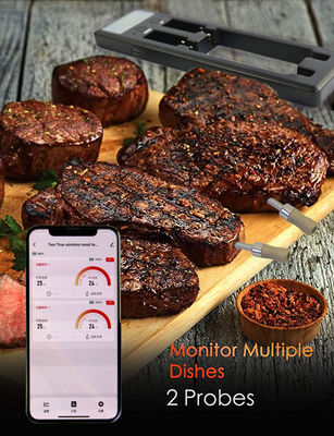 165ft Smart Wireless Thermometer Digital Instant Lesen Bluetooth Fleischthermometer APP Fernthermometer mit Keramikgriff