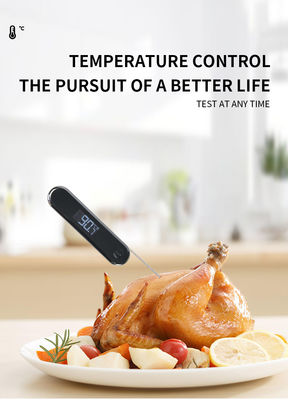 Instant-Reading Meat Thermometer Digital - Lebensmittelthermometer zum Kochen, Grillen, Backofen, Grillen - wasserdichtes und hinterleuchtetes Display - Küchengadgets