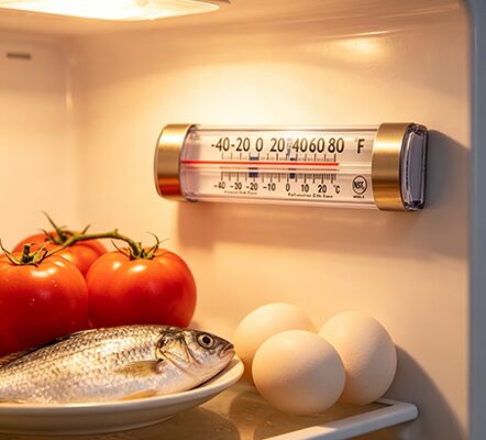 Kühlraum-Glaskühlschrank-Gefrierschrank-Thermometer-vermischen sich hohe Sicherheitsnorm