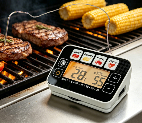 Eine Sonde NSF 572F 4 Modus Instant-Reading-Thermometer BBQ Kochthermometer für den Grill-Ofen