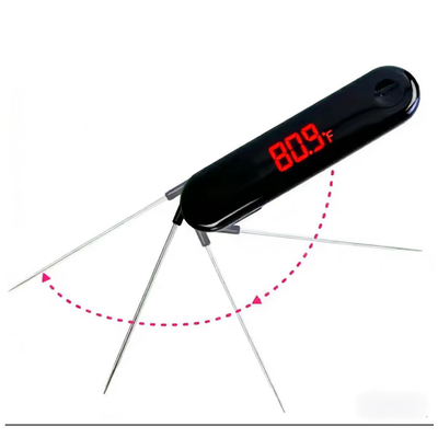 Instant-Reading Meat Thermometer Digital - Lebensmittelthermometer zum Kochen, Grillen, Backofen, Grillen - wasserdichtes und hinterleuchtetes Display - Küchengadgets