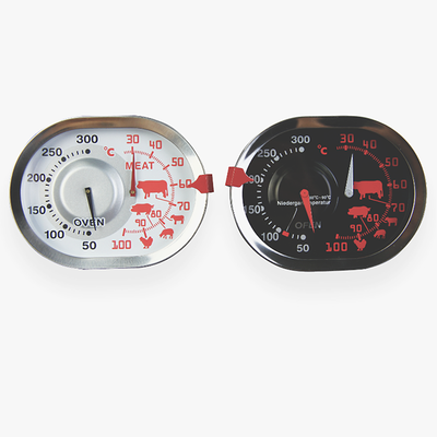 Breitbild-ovale Form-Skala Oven Thermometer For Meat/Rindfleisch/Huhn