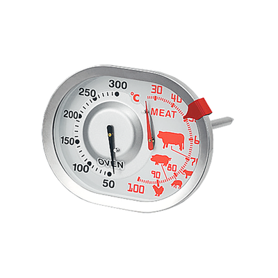 Breitbild-ovale Form-Skala Oven Thermometer For Meat/Rindfleisch/Huhn