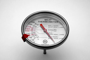 Wählen Sie 2,7" sondenartiger Digital BBQ-Thermometer, analoger Skala-Thermometer-schnelle Antwort