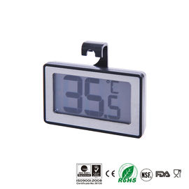 Schwarzer Kühlschrank-Gefrierschrank-Warnungs-Thermometer, Digital-Kühlschrank-Thermometer -22℉ - 122℉