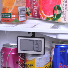 Schwarzer Kühlschrank-Gefrierschrank-Warnungs-Thermometer, Digital-Kühlschrank-Thermometer -22℉ - 122℉