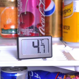 Schwarzer Kühlschrank-Gefrierschrank-Warnungs-Thermometer, Digital-Kühlschrank-Thermometer -22℉ - 122℉
