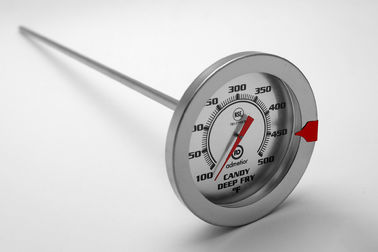Standardedelstahl-Körper-Süßigkeit frittieren Sonden-Entwurf des Thermometer-lang 150mm