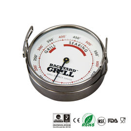 Edelstahl-Grill-Thermometer-dauerhafter bimetallischer Bau für das Fleisch-Kochen