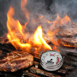 Edelstahl-Grill-Thermometer-dauerhafter bimetallischer Bau für das Fleisch-Kochen