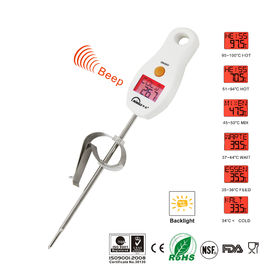 Kochender Thermometer Hintergrundbeleuchtung LCD für Flüssigkeiten, intelligenter Nahrungsmittelthermometer bedienungsfreundlich