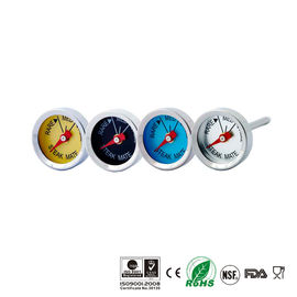 Minifleisch-kochender Thermometer-gesetzter Edelstahl und Aluminium-Skala-Material