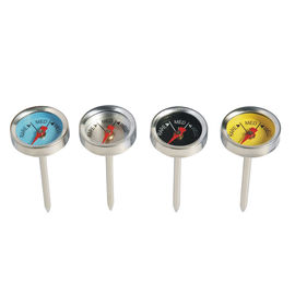 Minifleisch-kochender Thermometer-gesetzter Edelstahl und Aluminium-Skala-Material