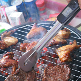 IPX6 Wasserbeständigkeit BBQ bearbeitet Klipp-Klammern-Edelstahl-Nahrungsmittelgrill-Zangen