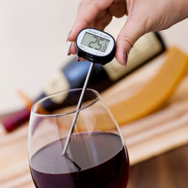Gedrehter schneller gelesener Hauptthermometer LCD, wasserdichter Fleisch-Thermometer-Leichtgewichtler