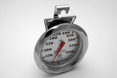 Wasserdichtes Ofen Temp-Thermometer-Silber mit Edelstahl-Klemmbock