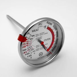 Breitbild-ovale Form-Skala Oven Thermometer For Meat/Rindfleisch/Huhn