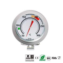 Küchen-Maß-Werkzeug BBQ-Ofen-Thermometer-Silber-Farbe für das Kochen