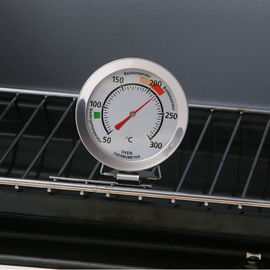 Küchen-Maß-Werkzeug BBQ-Ofen-Thermometer-Silber-Farbe für das Kochen