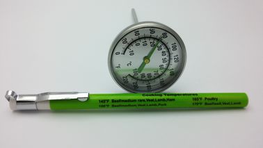 Tragbare analoge Bleistift-Fleisch-Thermometer-Berufskalibrierung mit Federkasten