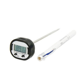 Portable gedrehte BBQ-Hausmannskost-Thermometer große LCD-Anzeige für einfache Lesung
