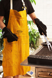 Friseur-Metzger steckt Material-Mode-Entwerfen Schutzblech BBQ-Werkzeug-100% das lederne ein