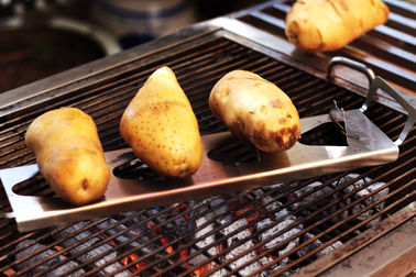 Spülmaschine sicheres BBQ-Kartoffel-Gestell, personifiziert, die Werkzeuge grillend hochfest