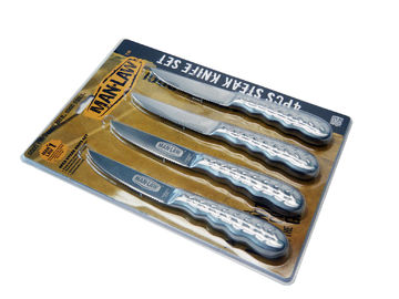 4 PCS BBQ-Werkzeuge 10" Längen-Küchen-Edelstahl-Transchiermesser-Satz