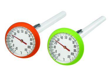 Augenblick las Tee-Kaffee-Wein-Thermometer mit bunten Silikon-Kästen