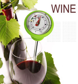 Augenblick las Tee-Kaffee-Wein-Thermometer mit bunten Silikon-Kästen