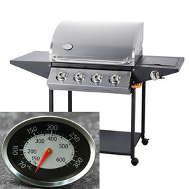 Unregelmäßige Form-Grill-Thermometer 150℉ der Farbe zu des Silber-600℉ verwendet auf Ofen