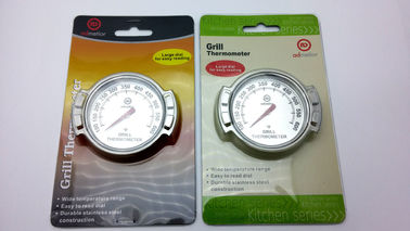 Nicht Stock-großes Ofen-Grill-Temperatur-Messgerät, intelligente BBQ-Thermometer-Silber-Farbe