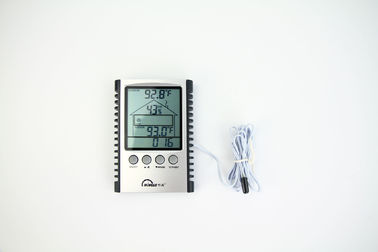 12 Monate Batteriedauer-Innenthermometer-Wetterstations-Form-Indikatoruhr-im Freien