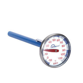 Las rostfreies Bimetall gebratener Augenblick BBQ-Thermometer mit blauer Farbwohnung