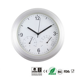 3 in 1 Entwurfs-Innenthermometer im Freien mit Uhr/Temperatur/Hygrometer-Lesung