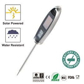 Solarenergie-transparenter wasserdichter Fleisch-Thermometer 5 Sekunden-schnelle Antwortzeit