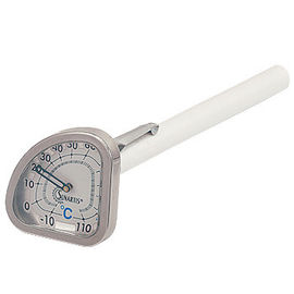 Haushalts-Edelstahl-Wein-Thermometer-silberne Oberfläche einfach zu lesen