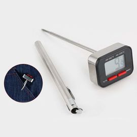 Augenblick las wasserdichte Digital-Thermometer-Schwarz-Farbe mit Sonde der Falten-IPX4