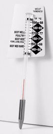 Glasrohr-Wein-/Fleisch-kochender Thermometer-gesetzte transparente Farbe maßgeschneidert