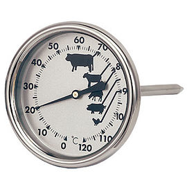 In hohem Grade dauerhafter Skala-Fleisch-Thermometer-Satz, fasten gelesene Thermometer-Bimetall-Art
