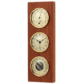 Gewichts-hängende Art des Holzrahmen-Barometer Temp-Feuchtigkeits-Monitor-262g